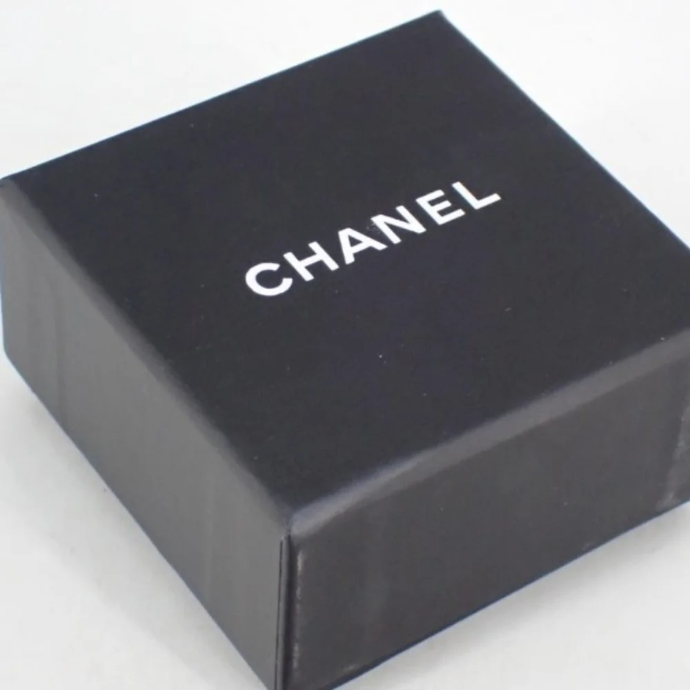 Chanel Black Enamel Bag Dangle Earrings with Pearl Accent Authentic Vintage - Picture 4 of 10